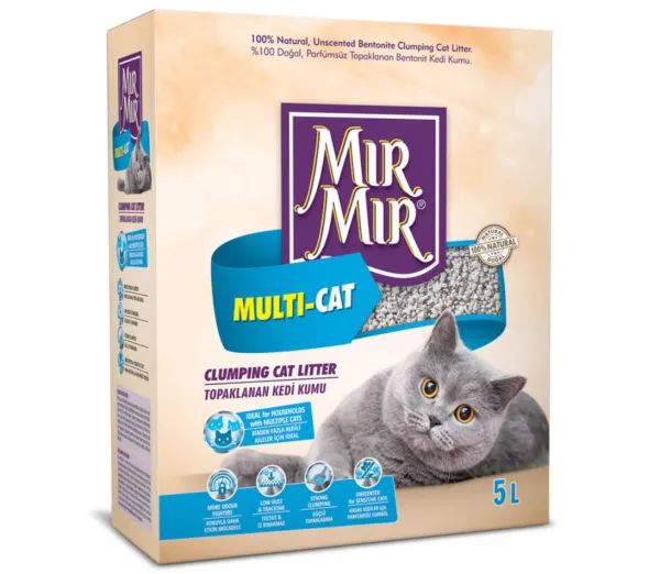 Mırmır Multi-Cat 5 lt Kedi Kumu