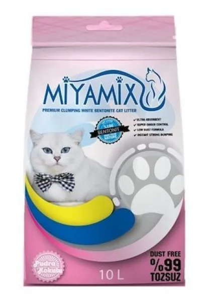 Miyamix Pudralı 10 lt Kedi Kumu