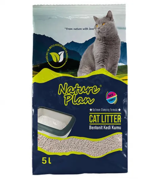 Nature Plan Bentonit Kokusuz 5 lt Kedi Kumu