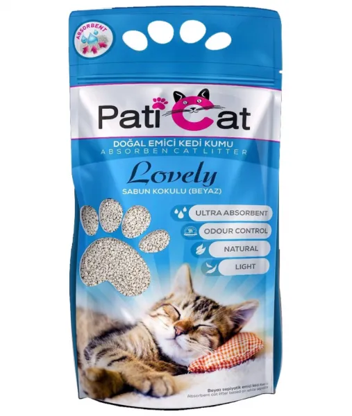 Paticat Lovely Sabun Kokulu 10 lt Kedi Kumu