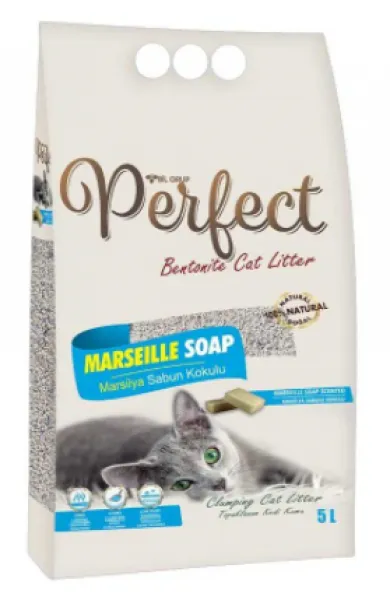 Perfect Baby Marsilya Sabunlu İnce Taneli 5 lt Kedi Kumu