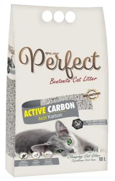 Perfect Carbonlu İnce Taneli 10 lt Kedi Kumu