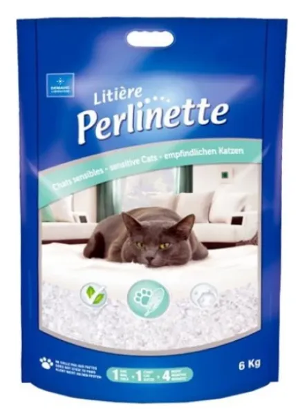 Perlinette Adult Sensitive Silica 15 kg Kedi Kumu