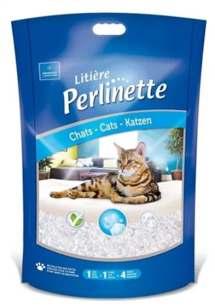 Perlinette Cat Irregular Kalın Taneli Silica 1.8 kg Kedi Kumu