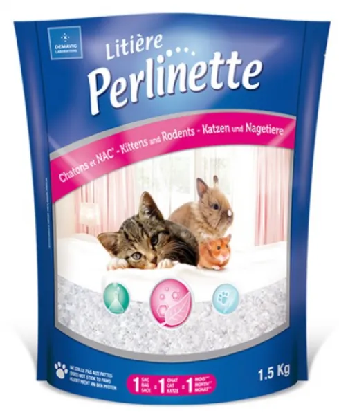 Perlinette Yavru Ve Kemirgen Kristal 1.5 kg Kedi Kumu