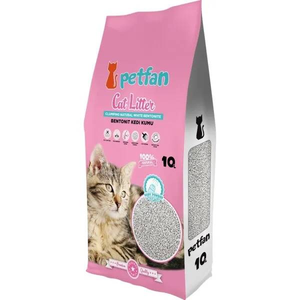 Petfan Bebek Pudrası 10 lt Kedi Kumu