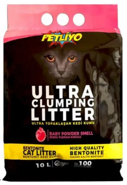 Petliyo Ultra Clumbıng Litter İnce Taneli 10 lt Kedi Kumu