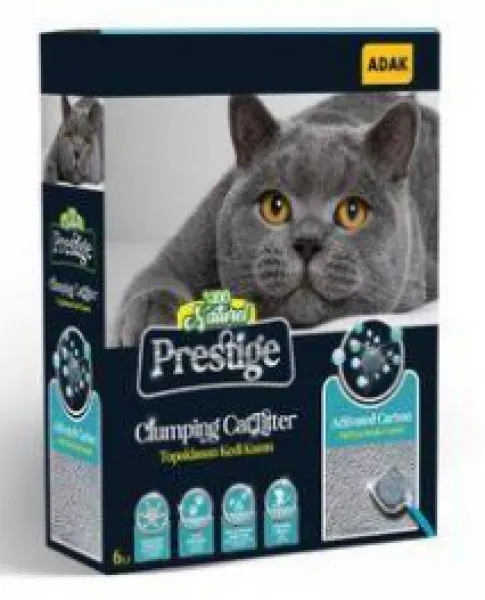 Prestige Aktif Karbonlu Topaklanan 6 lt Kedi Kumu