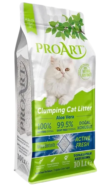 Proart Aloe Vera Kokulu 10 lt Kedi Kumu