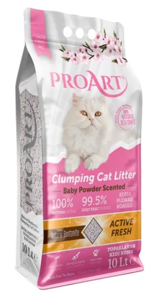 Proart Bebek Pudralı 10 lt Kedi Kumu