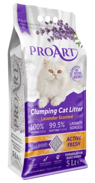 Proart Lavender 5 lt Kedi Kumu