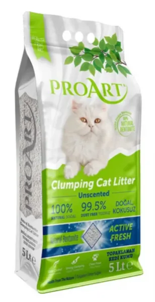 Proart Natural Kokusuz Topaklaşan İnce 5 lt Kedi Kumu