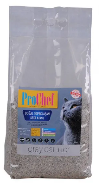 Prochef Kokusuz İnce Taneli 5 kg Kedi Kumu