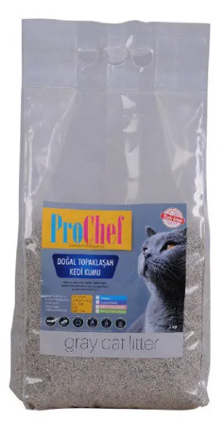 Prochef Marsilya Sabun Kokulu İnce Taneli 5 kg Kedi Kumu