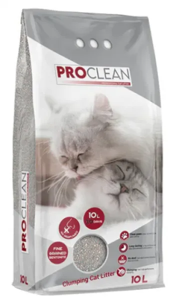 ProClean Naturel İnce Taneli Kokusuz 10 lt İnce Taneli Kedi Kumu