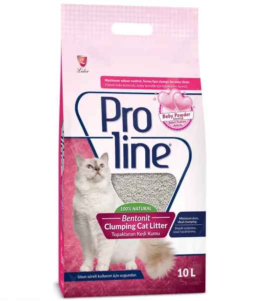 Proline Bentonit Parfümlü 10 lt Kedi Kumu