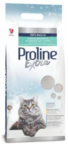 Proline Extra Sodıum Bentonit Topaklaşan 10 lt Kedi Kumu