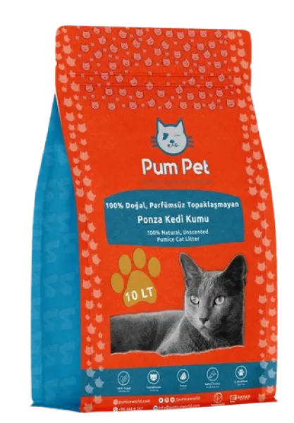 Pum Pet Kokusuz Ince Taneli 10 lt Kedi Kumu