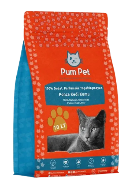 Pum Pet Kokusuz kalın Taneli 10 lt Kedi Kumu