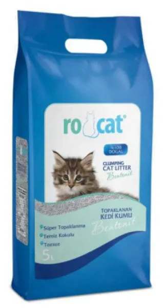 Ro Cat Bebek Pudrası Kokulu Kalın Taneli 5 lt Kedi Kumu