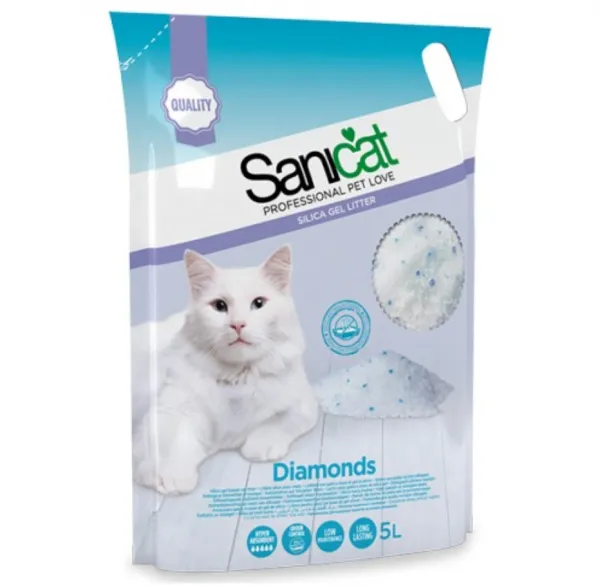 Sanicat Diamonds Silika 5 lt Kedi Kumu