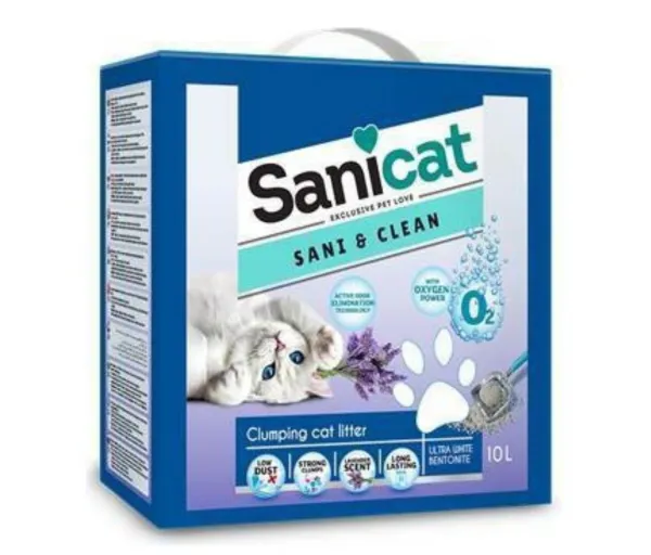 Sanicat Sani Clean Lavanta 10 lt Kedi Kumu