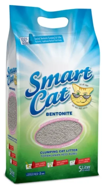 Smart Cat Naturel Bentonit 5 lt 5 lt Kedi Kumu