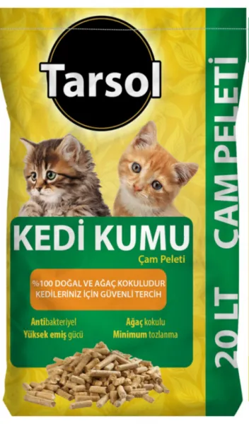 Tarsol  Çam Peleti 20 lt Kedi Kumu