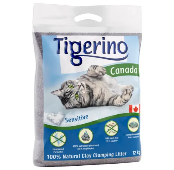 Tigerino Canada Sensitive 12 kg Kedi Kumu