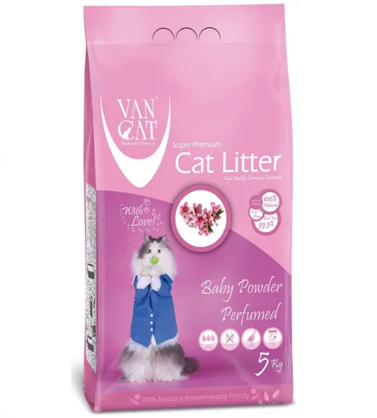 Vancat Baby Powder İnce Taneli 5 kg Kedi Kumu