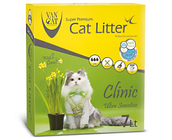 Vancat Clinic Ultra Sensetive 6 lt Kedi Kumu