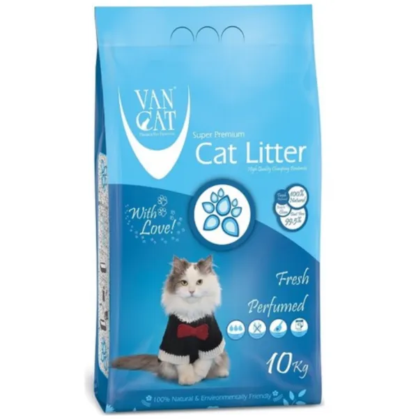 Vancat Fresh Kokulu İnce 10 kg Kedi Kumu