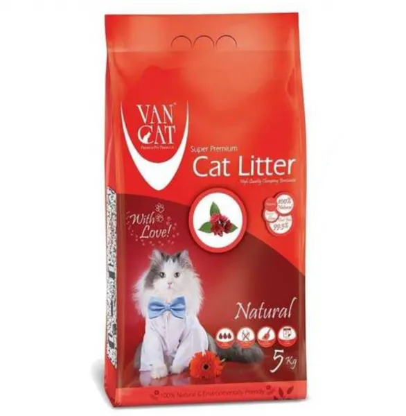 Vancat Natural İnce 5 kg Kedi Kumu