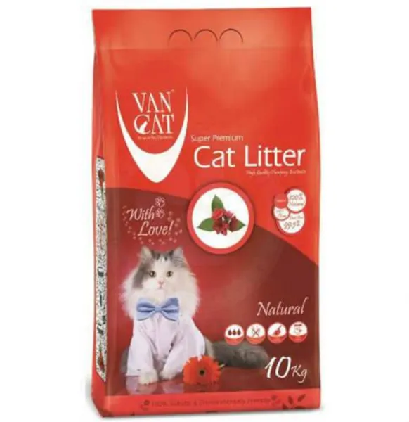 Vancat Natural Kalın 10 kg Kedi Kumu