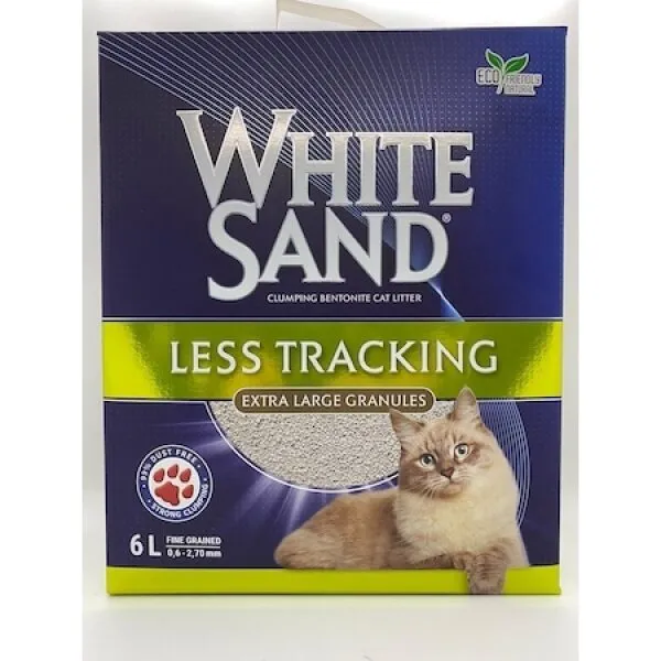 White Sand Extra Strong Fine Granul 6 lt Kedi Kumu