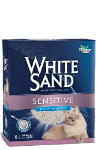 White Sand Sensitive 6 lt Kedi Kumu