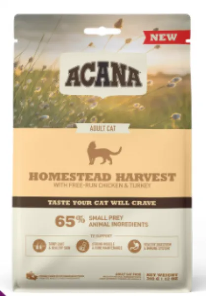 Acana Homestead Harvest Yetişkin 340 gr Kedi Maması