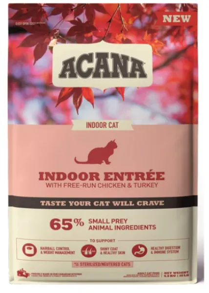 Acana Indoor Entree Sterilised 4.5 kg Kedi Maması