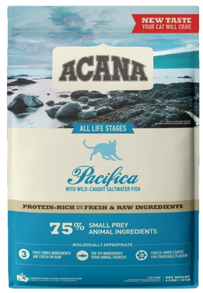 Acana Pacifica Balıklı 4.5 kg Kedi Maması