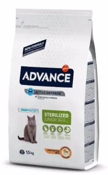 Advance Junior Sterilized Tavuklu 1.5 kg 1500 gr Kedi Maması