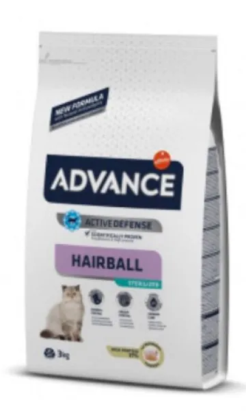 Advance Kısırlaştırılmış Hairball Hindili 10 kg Kedi Maması