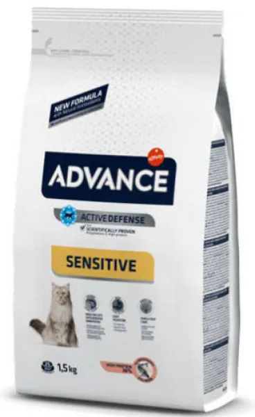 Advance Sensitive Somonlu Yetişkin 1.5 kg Kedi Maması