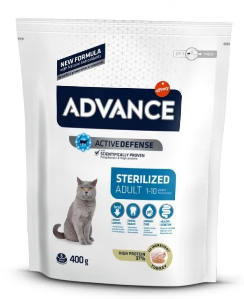 Advance Sterilised Adult Hindili 400 gr Kedi Maması