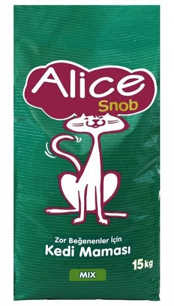 Alice Snob Mix Adult 15 kg Kedi Maması