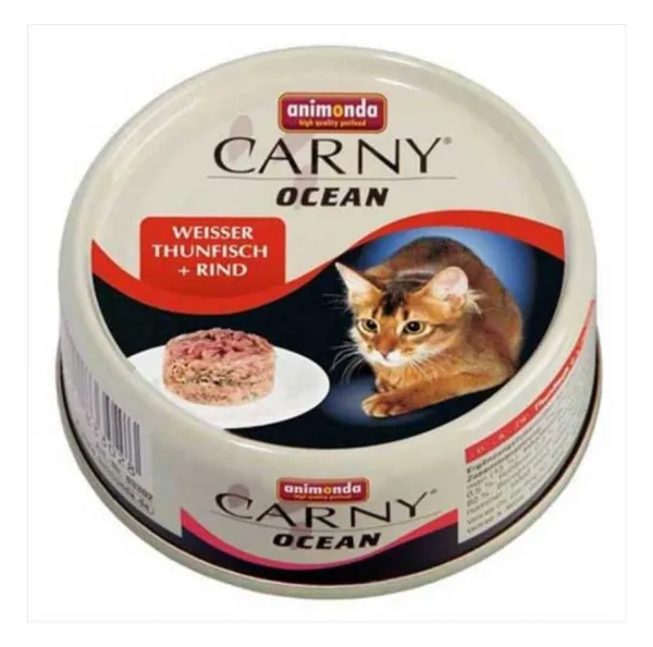 Animonda Carny Ocean Ton Balıklı ve Sığır Etli 80 gr Kedi Maması