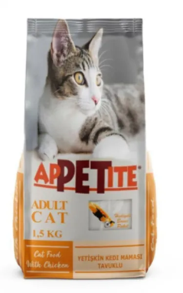 Appetite Tavuklu Yetişkin 3 kg Kedi Maması