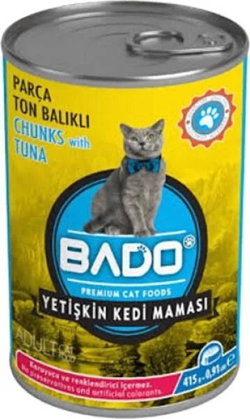 Bado Ton Balıklı Yetişkin 415 gr Kedi Maması