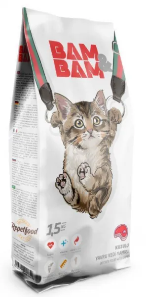 Bam&bam Kuzu Etli Yavru 1.5 kg Kedi Maması