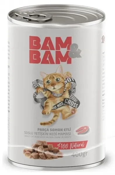 Bam&bam Somonlu Yetişkin 400 gr Kedi Maması