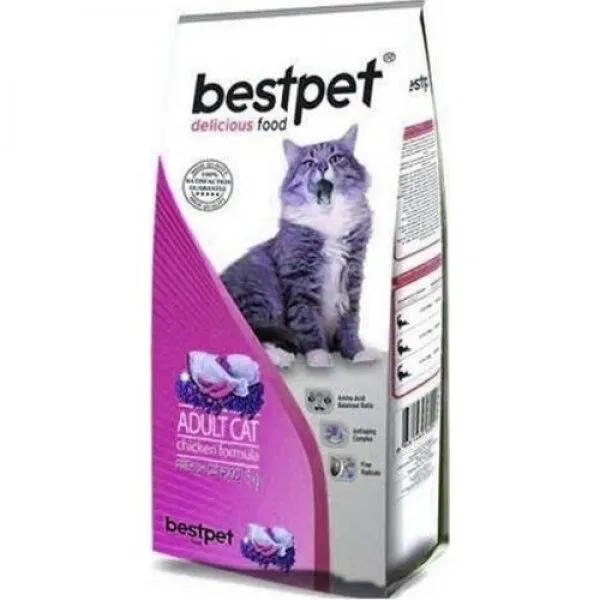 BestPet Selection Tavuklu Yetişkin 3 kg Kedi Maması